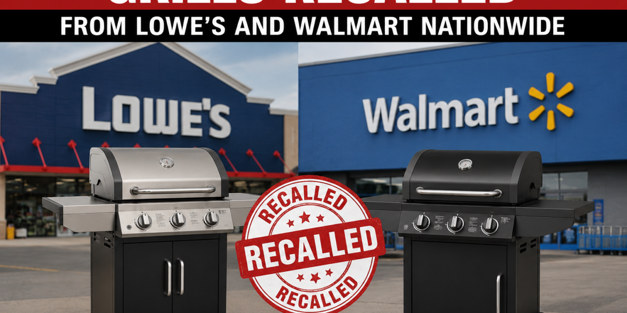 Grills recalled Nationwide from Walmart and Lowe’s
